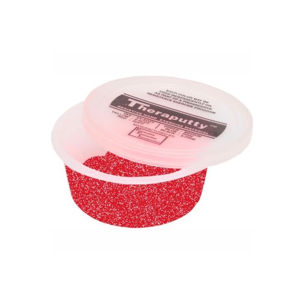 TheraPutty Sparkle Exercise Putty, Red, Light, 2 Ounce